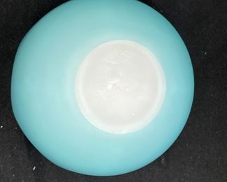 Mt Washington Cased Satin Glass Pinched Rose Bowl