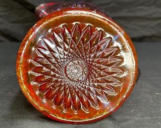 VTG Indiana Glass Sunset Amberina Water Pitcher