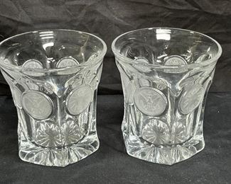 VTG Fostoria Coin Glass Tumblers, Goblets, & more
