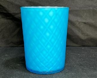 Victorian Satin Quilted Tumbler