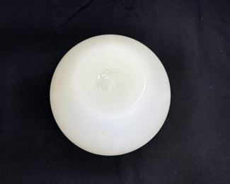 Large Yellow to White Rose Bowl