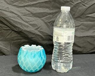 MOP Satin Quilted Rose Bowl