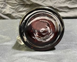 Amethyst Pitcher with Clear Handle