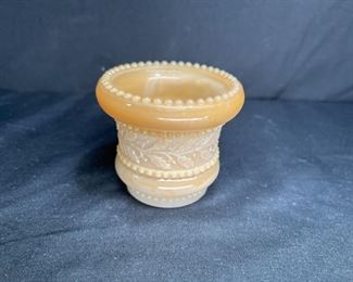 Joe St. Clair Chocolate Slag Holly Bead Toothpick