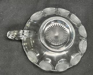 Fostoria Coin Glass Nappy, Vase, Salt & Pepper