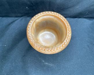 Joe St. Clair Chocolate Slag Holly Bead Toothpick