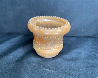 Joe St. Clair Chocolate Slag Holly Bead Toothpick