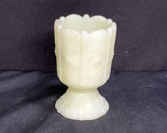 Fenton Pedestal Daisy Custard Toothpick