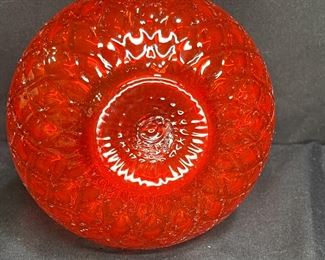 Hand Blown Amerbina Glass Pitcher