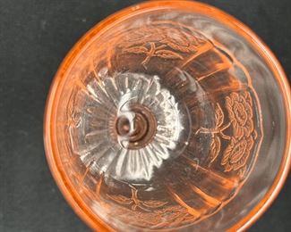 Anchor Hocking Mayfair Pink 3oz Goblet