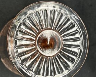 Pink Mayfair Open Rose 4" Cocktail Glass