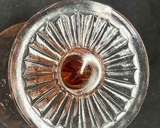 Pink Mayfair Open Rose 4" Cocktail Glass