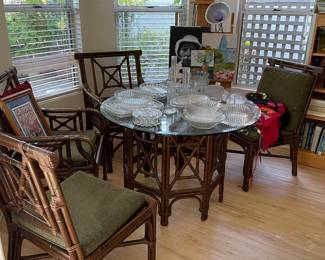 McGuire style dining set