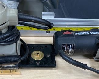Porter Cable Sander & 7301 Router Trimmer