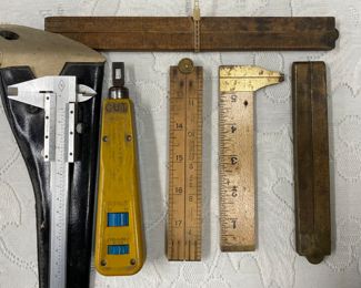 Vintage Stanley Folding Rule Rulers