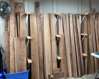 Quality Lumber / Wood: (A lot of) Walnut, Cherry, Oak, Birch, Poplar, Cherry, Maple & Pine.