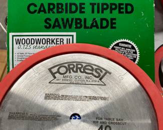 Forrest Carbide Tipped Saw Blades