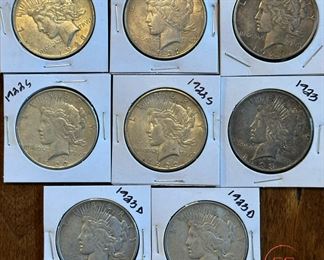 Peace SILVER Dollars