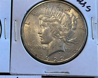 Peace SILVER Dollars