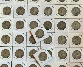 Walking Liberty SILVER Half Dollars