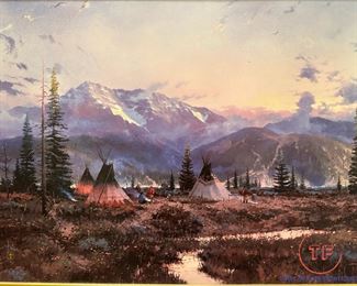 THOMAS KINKADE "Days of Peace" Limited Edition Lithograph (336/1984)