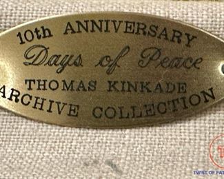 THOMAS KINKADE "Days of Peace" Limited Edition Lithograph (336/1984)
