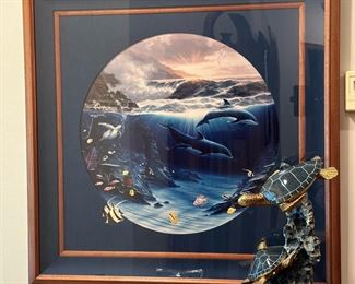 Limited Edition Signed ARTIST PROOF "Enchanted Oceans" by ROBERT WYLAND (54/95)