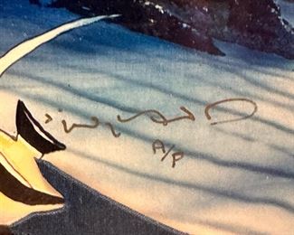 Limited Edition Signed ARTIST PROOF "Enchanted Oceans" by ROBERT WYLAND (54/95)