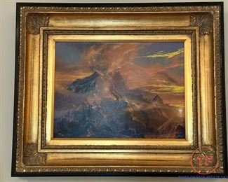 Signed Limited Edition Hand Remarqued Giclee on Canvas "Sentinels of the Dawn" by DALE TERBUSH