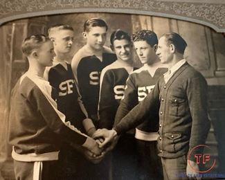 1930's Original Photo Saint Francis HUMPHREY NEBRASKA Basketball Team