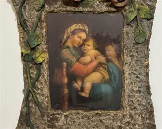 Antique Catholic Religious Wall Plaques