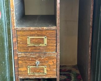 Early 1900's Hall's Safe Co Floor Safe 