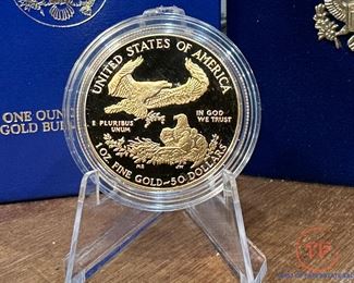 1986 One Ounce GOLD Fifty Dollar Coin