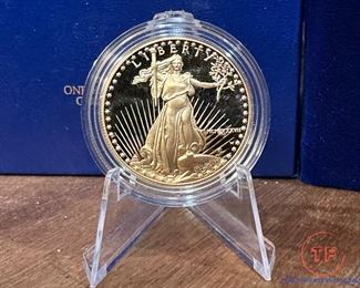 1987 One Ounce GOLD Fifty Dollar Coin AND 1987 Half Ounce GOLD Twenty-Five Dollar Coin