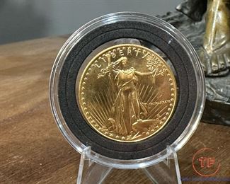 1986 One Ounce GOLD Fifty Dollar Coin AND 1986 Half Ounce GOLD Twenty-Five Dollar Coin