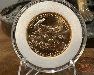1986 One Ounce GOLD Fifty Dollar Coin AND 1986 Half Ounce GOLD Twenty-Five Dollar Coin
