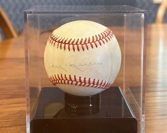 BILLY MARTIN Signed Baseball