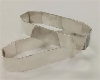 PAIR OF STERLING NAPKIN RINGS