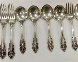 FRANK M. WHITING BOTTICELLI STERLING FLATWARE