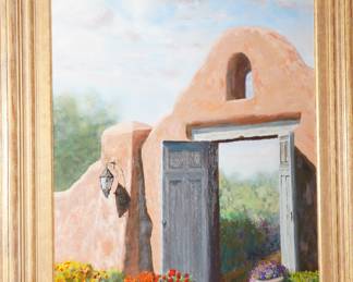 "Mission Gate" painting by John Yeager