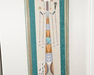 There are several sand paintings available as well. 