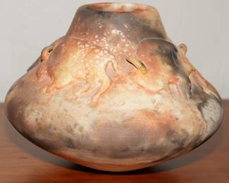 Native American Buffalo pottery-Pahponee Kickapoo