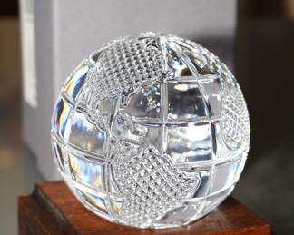 Waterford crystal paperweight