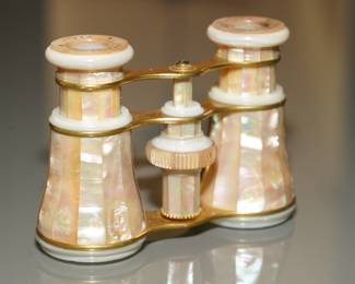 LeMaire Paris mother of pearl opera glasses