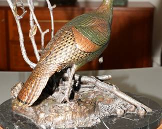 "Wild Turkey" bronze by Frank DiVita #32/50