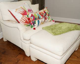 A. Rudin armchair with ottoman