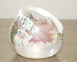 Iridescent paperweight 