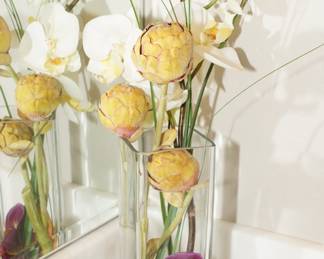 Emilio Robba faux florals and vase