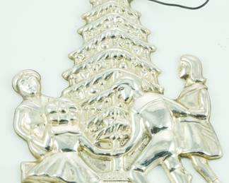 Gorham sterling Christmas ornaments-these are being sold as a set of 6