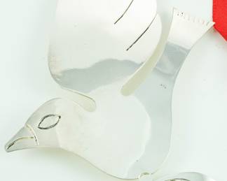 Emilio Castillo dove Christmas ornament